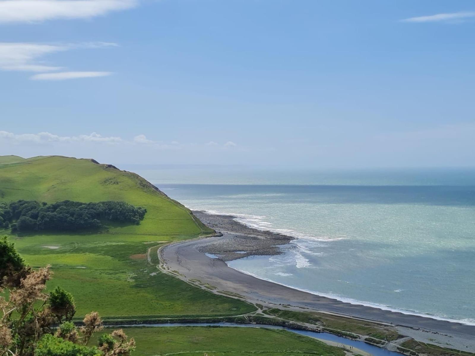 Sea Viev Static Caravan In Clarach Bay Holiday Village Aberystwyth Exterior foto