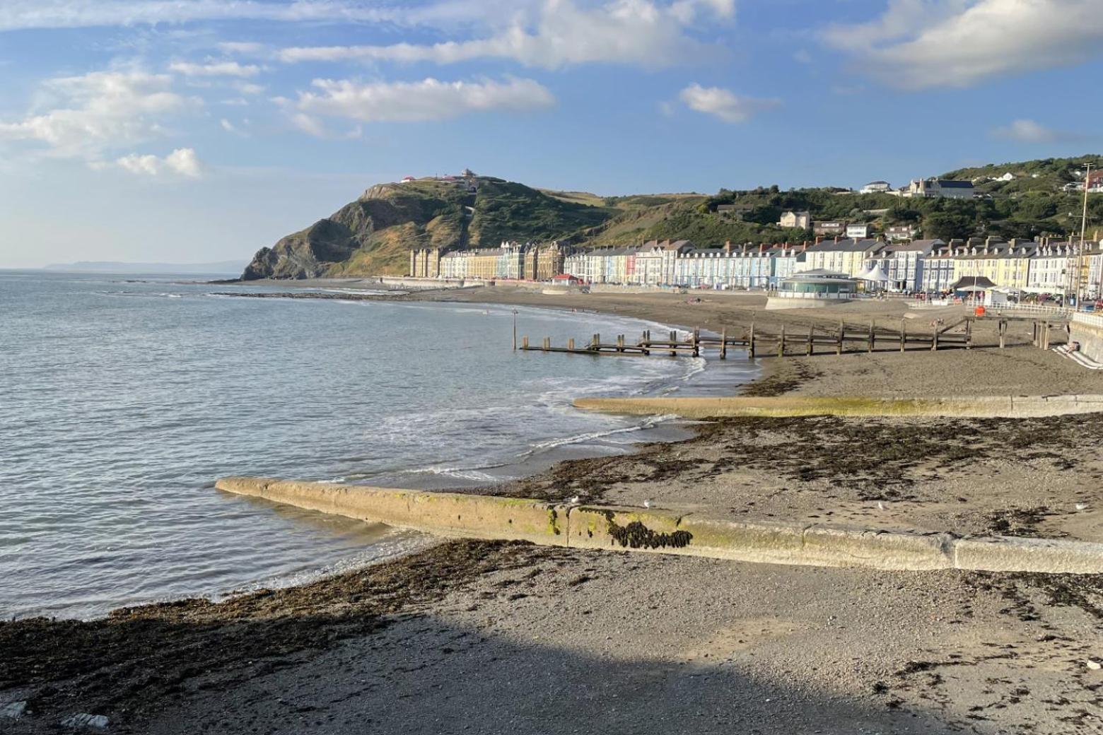 Sea Viev Static Caravan In Clarach Bay Holiday Village Aberystwyth Exterior foto